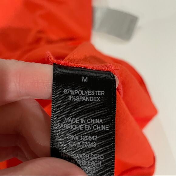 Felicity & Coco Isabella Sleeveless Ruffle V Neck Dress in Fire Coral Size M‎ - Picture 8 of 10